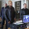 "Chernoff, K." -- Pictured: Vyto Ruginis (Arkady Kolcheck), LL COOL J (Special Agent Sam Hanna) and Chris O\'Donnell (Special Agent G. Callen). The case involving Arkady and his personal connection to an oil tanker now leads Callen, Sam, Deeks and Kensi to Moscow, where the team must assume multiple undercover identities to locate their suspects. Meanwhile, Callen uncovers new information regarding his father, on the sixth season finale of NCIS: LOS ANGELES, Monday, May 18 (9:59-11:00 PM, ET/PT) on the CBS Television Network. Photo: Cliff Lipson/CBS ÃÂ©2015 CBS Broadcasting, Inc. All Rights Reserved.