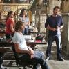 "Citadel" -- Pictured: Mercedes Mason (DEA Agent Talia Del Campo), Eric Christian Olsen (LAPD Liaison Marty Deeks), Daniela Ruah (Special Agent Kensi Blye) and Chris O\'Donnell (Special Agent G. Callen). DEA agent Talia Del Campo returns after her partner is murdered forcing her to turn to the NCIS: Los Angeles team for help. Meanwhile, after Kensi grows suspicious that Deeks is hiding something, he surprises her and introduces her to his mom, on NCIS: LOS ANGELES, Monday, Sept. 28 (10:00-11:00, ET/PT), on the CBS Television Network. Photo: Michael Yarish/CBS ÃÂ©2015 CBS Broadcasting, Inc. All Rights Reserved.