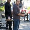 "Command & Control" -- Pictured: LL COOL J (Special Agent Sam Hanna) and Chris O\'Donnell (Special Agent G. Callen). Callen and Sam are forced to work on their day off when they mysteriously receive a cell phone and the caller threatens the lives of innocent people, on the special 150th episode of NCIS: LOS ANGELES, Monday, Oct. 12 (10:00-11:00, ET/PT), on the CBS Television Network. Photo: Neil Jacobs/CBS ÃÂ©2015 CBS Broadcasting, Inc. All Rights Reserved