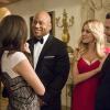 "Matryoshka" -- Pictured:LL COOL J (Special Agent Sam Hanna), Bar Paly (Anastasia "Anna" Kolcheck) and Chris O\'Donnell (Special Agent G. Callen). In order to locate Arkady in Russia, the NCIS team goes undercover with his daughter, Anna (Bar Paly), at a gala in Los Angeles to gain access to the Russian Consul General\'s computer, on part one of a special two part episode of NCIS: LOS ANGELES, Monday, Feb. 8 (9:59-11:00, ET/PT), on the CBS Television Network. Photo: Neil Jacobs/CBS ÃÂ©2016 CBS Broadcasting, Inc. All Rights Reserved.