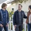 "Matryoshka, Part 2" -- Pictured: Eric Christian Olsen (LAPD Liaison Marty Deeks), Barrett Foa (Tech Operator Eric Beale) and Daniela Ruah (Special Agent Kensi Blye). Callen, Sam and Anna (Bar Paly) are in Russia where they craft a plan to break her father and his CIA agent companion out of prison and in Los Angeles Kensi and Deeks take Eric into the field on an assignment. Plus, Special Agent G. Callen finally learns what the G in his name stands for, on part two of a special two part episode of NCIS: LOS ANGELES, Monday, Feb. 22 (9:59-11:00, ET/PT), on the CBS Television Network. Photo: Neil Jacobs/CBS ÃÂ©2016 CBS Broadcasting, Inc. All Rights Reserved.