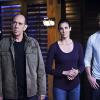 "Talion" -- Pictured: Miguel Ferrer (NCIS Assistant Director Owen Granger), Daniela Ruah (Special Agent Kensi Blye) and Eric Christian Olsen (LAPD Liaison Marty Deeks). When Sam receives a distress code from his son Aiden (Tye White) that his school has been taken over by an extremist group, Sam, Callen, Kensi and Deeks rush to San Francisco to protect Aiden and free the hostages, on the seventh season finale of NCIS: LOS ANGELES, Monday, May 2 (9:59-11:00 PM, ET/PT), on the CBS Television Network. Photo: Ron P. Jaffe/CBS ÃÂ©2016 CBS Broadcasting, Inc. All Rights Reserved.