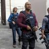 "Black Market" -- Pictured: Eric Christian Olsen (LAPD Liaison Marty Deeks), LL COOL J (Special Agent Sam Hanna) and Chris O\'Donnell (Special Agent G. Callen). After a Homeland Security agent is poisoned by a notorious Triad assassin, NCIS uncovers a warehouse of counterfeit purses and a money trail to stolen government funds. Also, Nell joins the team in the field, on NCIS: LOS ANGELES, Sunday, Oct. 16 (8:00-9:00 PM, ET/PT), on the CBS Television Network. Photo: Neil Jacobs/CBS ÃÂ©2016 CBS Broadcasting, Inc. All Rights Reserved.