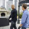 "Ghost Gun" -- Pictured: LL COOL J (Special Agent Sam Hanna) and Chris O\'Donnell (Special Agent G. Callen). The murder of a Navy Machinist with high security clearance sends the team on a city-wide hunt tracking evidence.  Also, Anna Kolcheck (Bar Paly) partners with Callen, and Sam assists Hetty in the on-going mole investigation, on NCIS: LOS ANGELES, Sunday, Oct. 23 (8:30-9:30 PM, ET/8:00-9:00 PM, PT), on the CBS Television Network. Photo: Richard Cartwright/CBS ÃÂ©2016 CBS Broadcasting, Inc. All Rights Reserved.