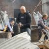 "Under Siege" -- Pictured: Karina Logue (LAPD Detective Ellen Whiting), LL COOL J (Special Agent Sam Hanna) and Eric Christian Olsen (LAPD Liaison Marty Deeks). Hetty goes rogue, leaving the NCIS team completely in the dark, and the mole kidnaps one of the agents, on NCIS: LOS ANGELES, Sunday, Jan. 29 (8:00-9:00 PM, ET/PT), on the CBS Television Network. Photo: Monty Brinton/CBS ÃÂ©2016 CBS Broadcasting, Inc. All Rights Reserved.