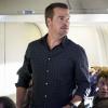 "767" -- Pictured: Chris O\'Donnell (Special Agent G. Callen). After an engineer who was developing a new guided missile destroyer is murdered, Callen and Sam go undercover to track his co-worker aboard a plane to Tokyo to sell the classified intel. Also, Deeks plans a surprise get-together for Kensi and her out-of-town friends, on NCIS: LOS ANGELES, Sunday, March 26 (8:00-9:00 PM, ET/PT), on the CBS Television Network. Photo: Bill Inoshita/CBS ÃÂ©2017 CBS Broadcasting, Inc. All Rights Reserved.