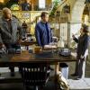 "767" -- Pictured: LL COOL J (Special Agent Sam Hanna), Chris O\'Donnell (Special Agent G. Callen), Linda Hunt (Henrietta "Hetty" Lange) and RenÃÂ©e Felice Smith (Intelligence Analyst Nell Jones). After an engineer who was developing a new guided missile destroyer is murdered, Callen and Sam go undercover to track his co-worker aboard a plane to Tokyo to sell the classified intel. Also, Deeks plans a surprise get-together for Kensi and her out-of-town friends, on NCIS: LOS ANGELES, Sunday, March 26 (8:00-9:00 PM, ET/PT), on the CBS Television Network. Photo: Sonja Flemming/CBS ÃÂ©2017 CBS Broadcasting, Inc. All Rights Reserved.