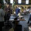 "Mountebank" -- Pictured: LL COOL J (Special Agent Sam Hanna), Chris O\'Donnell (Special Agent G. Callen), Daniela Ruah (Special Agent Kensi Blye) and Eric Christian Olsen (LAPD Liaison Marty Deeks). Sam goes undercover as a day trader after a prominent investment banker with ties to a Russian oligarch is murdered. Also, one of Callen\'s aliases is the victim of credit card theft, and Mosley is concerned it signals something bigger, on NCIS: LOS ANGELES, Sunday, Oct. 29 (9:00-10:00 PM, ET/PT) on the CBS Television Network. Photo: Richard Cartwright/CBS ÃÂ©2017 CBS Broadcasting, Inc. All Rights Reserved.
