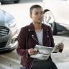 "Mountebank" -- Pictured: Andrea Bordeaux (NCIS Special Agent Harley Hidoko). Sam goes undercover as a day trader after a prominent investment banker with ties to a Russian oligarch is murdered. Also, one of Callen\'s aliases is the victim of credit card theft, and Mosley is concerned it signals something bigger, on NCIS: LOS ANGELES, Sunday, Oct. 29 (9:00-10:00 PM, ET/PT) on the CBS Television Network. Photo: Monty Brinton/CBS ÃÂ©2017 CBS Broadcasting, Inc. All Rights Reserved.