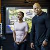 "This Is What We Do" -- Pictured: Andrea Bordeaux (NCIS Special Agent Harley Hidoko) and LL COOL J (Special Agent Sam Hanna). The NCIS team must locate a group of unknown assailants who illegally crossed the border and attacked California Highway Patrol officers. Also, Homeland Security sends over Specialist Sydney Jones (Ashley Spiller), Nell\'s older and bossy sister, to assist NCIS with the case, on the 200th episode of NCIS: LOS ANGELES, Sunday, Nov. 19 (9:30-10:30 PM, ET/ 9:00-10:00 PM, PT) on the CBS Television Network. Guest stars include John M. Jackson as Admiral A.J. Chegwidden and Pamela Reed as Roberta Deeks, Deeks\' mother. Photo: Sonja Flemming/CBS ÃÂ©2017 CBS Broadcasting, Inc. All Rights Reserved.