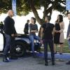 "Forasteira" -- Pictured: LL COOL J (Special Agent Sam Hanna), Daniela Ruah (Special Agent Kensi Blye), Andrea Bordeaux (NCIS Special Agent Harley Hidoko), Nia Long (Executive Assistant Director Shay Mosley) and Chris O\'Donnell (Special Agent G. Callen). The NCIS team tracks a highly skilled assailant determined to avenge her father\'s death by killing a Brazilian diplomat, on NCIS: LOS ANGELES, Sunday, Dec. 10 (9:00-10:00 PM, ET/PT) on the CBS Television Network. Photo: Bill Inoshita/CBS ÃÂ©2017 CBS Broadcasting, Inc. All Rights Reserved.