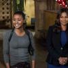 "All Is Bright" -- Pictured: Andrea Bordeaux (NCIS Special Agent Harley Hidoko) and Nia Long (Executive Assistant Director Shay Mosley). The team investigates a ransomware attack that takes out the entire power grid for west L.A. and paralyzes the city. Also, as the first holiday season since the death of Sam\'s wife approaches, he struggles to find the best way for his family to celebrate, on NCIS: LOS ANGELES, Sunday, Dec. 17 (9:30-10:30 PM, ET/9:00-10:00 PM, PT) on the CBS Television Network. Photo: Monty Brinton/CBS ÃÂ©2017 CBS Broadcasting, Inc. All Rights Reserved.
