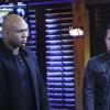 ÃÂLiabilitiesÃÂ ÃÂ Pictured: LL COOL J (Special Agent Sam Hanna) and Chris O\'Donnell (Special Agent G. Callen). Callen and Sam pull GrangerÃÂs daughter, former spy Jennifer Kim (Malese Jow), from witness protection to help the team locate an underground spy who has obtained an arsenal of bomb materials, on NCIS: LOS ANGELES, Sunday, March 18 (9:00-10:00 PM, ET/PT) on the CBS Television Network. Photo: Monty Brinton/CBS ÃÂ©2017 CBS Broadcasting, Inc. All Rights Reserved.