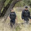 "Reentry" - Pictured: Chris O\'Donnell (Special Agent G. Callen) and LL COOL J (Special Agent Sam Hanna). Callen, Sam and Nell travel to the Angeles Forest to search for pieces of a failed rocket launch, including a top-secret government device. Also, Hetty tries to help Keane (Jeff Kober) acclimate to life in the states, on NCIS: LOS ANGELES, Sunday, April 29 (9:00-10:00 PM, ET/PT) on the CBS Television Network. Photo: Bill Inoshita/CBS ÃÂ©2018 CBS Broadcasting, Inc. All Rights Reserved.