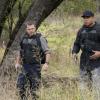 "Reentry" - Pictured: Chris O\'Donnell (Special Agent G. Callen) and LL COOL J (Special Agent Sam Hanna). Callen, Sam and Nell travel to the Angeles Forest to search for pieces of a failed rocket launch, including a top-secret government device. Also, Hetty tries to help Keane (Jeff Kober) acclimate to life in the states, on NCIS: LOS ANGELES, Sunday, April 29 (9:00-10:00 PM, ET/PT) on the CBS Television Network. Photo: Bill Inoshita/CBS ÃÂ©2018 CBS Broadcasting, Inc. All Rights Reserved.