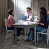"Reentry" - Pictured: Barrett Foa (Tech Operator Eric Beale), Daniela Ruah (Special Agent Kensi Blye) and Eric Christian Olsen (LAPD Liaison Marty Deeks). Callen, Sam and Nell travel to the Angeles Forest to search for pieces of a failed rocket launch, including a top-secret government device. Also, Hetty tries to help Keane (Jeff Kober) acclimate to life in the states, on NCIS: LOS ANGELES, Sunday, April 29 (9:00-10:00 PM, ET/PT) on the CBS Television Network. Photo: Bill Inoshita/CBS ÃÂ©2018 CBS Broadcasting, Inc. All Rights Reserved.