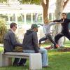"Parental Guidance Suggested" -- The NCIS team must determine if the murder of a Navy commander\'s wife is linked to her profession as a therapist or an act of terrorism after finding the commander\'s name on a Jihadist target list, on NCIS, Tuesday, Oct. 28 (8:00-9:00 PM, ET/PT), on the CBS Television Network. Pictured left to right: Sean Murray, Emily Wickersham, R.C. Ormond and Michael Weatherly Photo: Patrick McElhenny/CBS ÃÂ©2014 CBS Broadcasting, Inc. All Rights Reserved