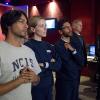 "House Rules" -- The NCIS team consults with three cyber-terrorists they imprisoned after a city-wide Internet shutdown the week before Christmas.  Also, McGee reflects on the case and Gibbs\' infamous rules as he pens a heartfelt letter to his father, on NCIS, Tuesday, Dec. 16 (8:00-9:00 PM, ET/PT), on the CBS Television Network. Pictured left to right: Vik Sahay, Erin Allin O\'Reilly, Ethan Rains, Mark Harmon and Sean Murray Photo: Sonja Flemming/CBS ÃÂ©2014 CBS Broadcasting, Inc. All Rights Reserved