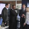"Cabin Fever" -- The NCIS team suspects Gibbs\' arch-nemesis is behind an explosion at a summit for global terror event, but Gibbs elects to sit out the investigation in order to help a grief-stricken Fornell, whose life is on the verge of imploding following his wife\'s murder, on NCIS, Tuesday, Feb. 17 (8:00-9:00 PM, ET/PT), on the CBS Television Network. Pictured left to right: Sean Murray, Rocky Carroll, Michael Weatherly and Emily Wickersham Photo: Sonja Flemming/CBS ÃÂ©2015 CBS Broadcasting, Inc. All Rights Reserved