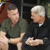 "Lost in Translation" -- Gibbs (Mark Harmon, right) and Bishop travel to Afghanistan after the murder of a Marine in D.C. is linked to a terror group holding another Marine hostage overseas, on the CBS Television Network. Also pictured: Michael Marc Friedman (left) Photo: Monty Brinton/CBS ÃÂ©2015 CBS Broadcasting, Inc. All Rights Reserved