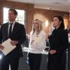 "Neverland" -- NCIS feverishly investigates a global terrorist group that is recruiting teens via the Internet following a deadly bombing overseas that results in an emotional and surprising loss for the team, on the 12th season finale of NCIS, Tuesday, May 12 (8:00-9:00 PM, ET/PT), on the CBS Television Network. Mimi Rogers guest stars as CIA Officer Joanna Teague. Pictured left to right: Michael Weatherly, Emily Wickersham, Mimi Rogers and Mark Harmon Photo: Sonja Flemming/CBS ÃÂ©2015 CBS Broadcasting, Inc. All Rights Reserved