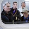 "Decompressed" -- When a deep sea diver is murdered on the job, his body and suspected co-workers must remain in a high-tech decompression chamber for four days, leaving the NCIS team to complete an unorthodox investigation from outside the tank, on NCIS, Tuesday, Feb. 9 (8:00-9:00 PM, ET/PT), on the CBS Television Network. Pictured left to right: Mark Harmon, Sean Murray, Brett Rice and David McCallum Photo: Sonja Flemming/CBS ÃÂ©2016 CBS Broadcasting, Inc. All Rights Reserved