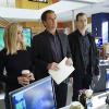 "React" -- When Secretary of the Navy Sarah Porter (Leslie Hope) learns her daughter has been kidnapped, the NCIS team partners with the FBI to track the case, determine a motive and bring her home, on NCIS, Tuesday, Feb 16 (8:00-9:00 PM, ET/PT), on the CBS Television Network. Pictured left to right: Emily Wickersham, Michael Weatherly and Sean Murray Photo: Neil Jacobs/CBS ÃÂ©2016 CBS Broadcasting, Inc. All Rights Reserved