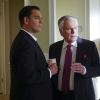 "Reasonable Doubts" -- Anthony DiNozzo, Sr. (Robert Wagner, right) helps a homeless woman who believes he is her father, on NCIS, Tuesday, March 22 (8:00-9:00 PM, ET/PT), on the CBS Television Network. Pictured left to right: Michael Weatherly and Robert Wagner Photo: Monty Brinton/CBS ÃÂ©2016 CBS Broadcasting, Inc. All Rights Reserved
