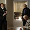 "Dead Letter" -- The NCIS team, alongside the FBI and MI6, continue an international manhunt for an escaped British spy who has left one colleague fighting for their life in ICU, on NCIS, Tuesday, May 10 (8:00-9:00 PM, ET/PT), on the CBS Television Network. Sarah Clarke guest stars as FBI Special Agent Tess Monroe and Duane Henry guest stars as MI6 Officer Clayton Reeves. Pictured: Michael Weatherly as Tony DiNozzo, Mark Harmon as Jethro Gibbs, David Dayan Fisher as Trent Kort.   Photo: Jace Downs/CBS ÃÂ©2016 CBS Broadcasting, Inc. All Rights Reserved