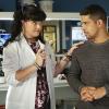 "Philly" -- When a missing MI6 Officer is linked to a murdered petty officer, Gibbs sends Quinn and Bishop to Philadelphia to work with MI6 Officer Clayton Reeves (Duane Henry). Also, Quinn painfully recounts the NCIS case that made her leave field work, on NCIS, Tuesday, Oct. 18 (8:00-9:00 PM, ET/PT), on the CBS Television Network.   Pictured: Pauley Perrette, Wilmer Valderrama.    Photo: Bill Inoshita/CBS ÃÂ©2016 CBS Broadcasting, Inc. All Rights Reserved