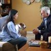 "Shell Game" -- After a kidnapped petty officer escapes her captor, NCIS uncovers a connection to her missing husband. Also, Abby knits the NCIS newbies personalized gifts, on NCIS, Tuesday, Oct. 25 (8:00-9:00 PM, ET/PT), on the CBS Television Network. Pictured: Emily Alabi, Mark Harmon. Photo: Bill Inoshita/CBS ÃÂ©2016 CBS Broadcasting, Inc. All Rights Reserved