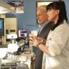 "Shell Game" -- After a kidnapped petty officer escapes her captor, NCIS uncovers a connection to her missing husband. Also, Abby knits the NCIS newbies personalized gifts, on NCIS, Tuesday, Oct. 25 (8:00-9:00 PM, ET/PT), on the CBS Television Network. Pictured: Mark Harmon, Pauley Perrette. Photo: Bill Inoshita/CBS ÃÂ©2016 CBS Broadcasting, Inc. All Rights Reserved