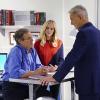"The Tie That Binds" -- After the NCIS team tracks evidence from the murder of a Navy captain to Ducky\'s deceased mother, Ducky looks back and questions a pivotal life choice he made 37 years ago. Also, the team exchanges holiday gifts, and Gibbs spends Christmas dinner with Fornell, on NCIS, Tuesday, Dec. 13 (8:00-9:00 PM, ET/PT), on the CBS Television Network. Adam Campbell guest stars as Young Ducky. Pictured: David McCallum, Emily Wickersham, Mark Harmon.   Photo: Sonja Flemming/CBS ÃÂ©2016 CBS Broadcasting, Inc. All Rights Reserved