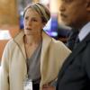 "A Many Splendored Thing" -- Bishop is more determined than ever to seek revenge for the murder of Qasim, her late boyfriend, after Gibbs and the team find a new lead in the Chen case. Also, Torres teaches the agents the art of pickpocketing, on NCIS, Tuesday, Feb. 21 (8:00-9:00 PM, ET/PT) on the CBS Television Network. Mary Stuart Masterson returns as Congresswoman Jenna Flemming. Pictured: Mary Stuart Masterson, Rocky Carroll.   Photo: Trae Patton/CBS ÃÂ©2017 CBS Broadcasting, Inc. All Rights Reserved