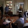 "What Lies Above" -- McGee discovers his apartment has been torn apart by a robber trying to locate an item of great value hidden somewhere by the convicted criminal who previously owned the unit. Also, Congresswoman Flemming (Mary Stuart Masterson) tries to persuade Director Vance to pursue a career in politics, on NCIS, Tuesday, March 7 (8:00-9:00 PM, ET/PT) on the CBS Television Network.  Pictured:  Mark Harmon, Sean Murray, Jennifer Esposito, Emily Wickersham.   Photo: Cliff Lipson/CBS ÃÂ©2017 CBS Broadcasting, Inc. All Rights Reserved