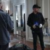 "What Lies Above" -- McGee discovers his apartment has been torn apart by a robber trying to locate an item of great value hidden somewhere by the convicted criminal who previously owned the unit. Also, Congresswoman Flemming (Mary Stuart Masterson) tries to persuade Director Vance to pursue a career in politics, on NCIS, Tuesday, March 7 (8:00-9:00 PM, ET/PT) on the CBS Television Network.  Pictured:  Mark Harmon, Wilmer Valderrama, Jennifer Esposito. Photo: Cliff Lipson/CBS ÃÂ©2017 CBS Broadcasting, Inc. All Rights Reserved