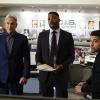 "A Bowl of Cherries" -- After a vice admiral\'s laptop is infected with ransomware, he enlists McGee and the NCIS team to track down the hacker before the computer virus eliminates his personal and professional files. Also, Alex takes time off to assist her mother, Marie Quinn (Mercedes Ruehl), after she receives a "911" text, on NCIS, Tuesday, April 4 (8:00-9:00 PM, ET/PT) on the CBS Television Network. Pictured: Mark Harmon, Duane Henry,  Wilmer Valderrama.   Photo: Sonja Flemming/CBS ÃÂ©2017 CBS Broadcasting, Inc. All Rights Reserved