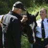 "Beastmaster" -- After a Marine Sergeant is found murdered in a National Park, Gibbs and the NCIS team partner with Mounted Police Sergeant May Dawson (Elisabeth RÃÂ¶hm) to solve a string of related crimes in the park, on NCIS, Tuesday, May 2 (8:00-9:00 PM, ET/PT) on the CBS Television Network. Pictured: Mark Harmon, Elisabeth RÃÂ¶hm.  Photo: Michael Yarish/CBS ÃÂ©2017 CBS Broadcasting, Inc. All Rights Reserved