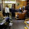 "Something Blue" -- The stress of McGee and Delilah\'s (Margo Harshman) imminent wedding takes its toll, as Delilah is rushed to the hospital. Also, the NCIS team travels out to sea after a young and healthy Petty Officer aboard a Navy destroyer dies in his sleep, on NCIS, Tuesday, May 9 (8:00-9:00 PM, ET/PT), on the CBS Television Network.  Pictured: Jennifer Esposito, Emily Wickersham, Duane Henry, Wilmer Valderrama, Sean Murray.  Photo: Sonja Flemming/CBS ÃÂ©2017 CBS Broadcasting, Inc. All Rights Reserved