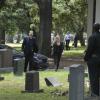 "Twofer" -- NCIS is called in to investigate when the body of a missing Navy Lieutenant who disappeared a year and a half ago is located by a cemetery grounds crew while they are relocating caskets on the property. Also, Gibbs and McGee must pass a psych evaluation with Doctor Grace Confalone (Laura San Giacomo) before officially resuming all work responsibilities, on NCIS, Tuesday, Oct. 3 (8:00-9:00 PM, ET/PT) on the CBS Television Network. Pictured:   Sean Murray, Emily Wickersham. Photo: Patrick McElhenney/CBS ÃÂ©2017 CBS Broadcasting, Inc. All Rights Reserved
