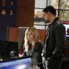 "Voices" -- An NCIS person of interest in a bribery and fraud case is found murdered after a runner is led to his body by a strange voice. Also, McGee and Delilah disagree on whether to find out the baby\'s sex or keep it a surprise, on NCIS, Tuesday, Nov. 14 (8:00-9:00 PM, ET/PT) on the CBS Television Network. Pictured: Emily Wickersham, Wilmer Valderramma.   Photo: Cliff Lipson/CBS ÃÂ©2017 CBS Broadcasting, Inc. All Rights Reserved