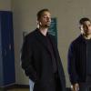 "Family Ties" -- After McGee and Torres visit the home of a high schooler who witnessed a hit and run, her parents, Christopher (Jamie Kaler) and Julie Bell (Gabrielle Carteris), flee with their daughter, leaving NCIS in the lurch. Also, Vance\'s daughter is arrested for shoplifting, on NCIS, Tuesday, Jan. 23 (8:00-9:00 PM, ET/PT) on the CBS Television Network. Pictured:  Sean Murray\, Wilmer Valderrama. Photo: Monty Brinton/CBS ÃÂ©2017 CBS Broadcasting, Inc. All Rights Reserved