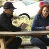 "Sight Unseen" -- NCIS searches for a petty officer suspected of assault who escapes when the sheriff transporting him crashes into a lake. Also, Torres works closely with Annie Barth (Marilee Talkington), a key blind witness who heard vital evidence needed to solve the case, on the milestone 350th episode of NCIS, Tuesday, April 17 (8:00-9:00 PM, ET/PT) on the CBS Television Network.  Pictured: Wilmer Valderrama, Marilee Talkington.  Photo: Patrick McElhenney/CBS ÃÂ©2018 CBS Broadcasting, Inc. All Rights Reserved