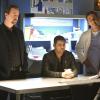 "Two Steps Back" -- When evidence reveals an NCIS team member is a hitman\'s latest target, the team must search through old case files to determine who is seeking vengeance, on NCIS, Tuesday, May 8 (8:00-9:00 PM, ET/PT) on the CBS Television Network. This is the final episode for series regular Pauley Perrette. Pictured: Sean Murray, Wilmer Valderrama, Brian Dietzen, Emily Wickersham.   Photo: Patrick McElhenney/CBS ÃÂ©2018 CBS Broadcasting, Inc. All Rights Reserved