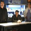 "Two Steps Back" -- When evidence reveals an NCIS team member is a hitman\'s latest target, the team must search through old case files to determine who is seeking vengeance, on NCIS, Tuesday, May 8 (8:00-9:00 PM, ET/PT) on the CBS Television Network. This is the final episode for series regular Pauley Perrette. Pictured: Sean Murray, Wilmer Valderrama, Brian Dietzen, Emily Wickersham.   Photo: Patrick McElhenney/CBS ÃÂ©2018 CBS Broadcasting, Inc. All Rights Reserved