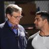 ÃÂLove Thy NeighborÃÂ ÃÂ After a Navy lieutenant is found murdered in his hot tub, the team interviews several families in the victimÃÂs peculiar neighborhood. Also, Torres must face the consequences after a volatile night out with Palmer, on NCIS, Tuesday, Oct. 2 (8:00-9:00 PM, ET/PT) on the CBS Television Network.  Pictured: David McCallum, Wilmer Valderrama.  Photo: Robert Voets/CBS ÃÂ©2018 CBS Broadcasting, Inc. All Rights Reserved