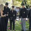 "Boom" -- One of the NCIS agents is starstruck after the team investigates an explosion outside the home of Navy Petty Officer First Class Todd Nicholas (Cameron Radice) and his wife, popular reality TV star Sheba Nicholas (Tara Holt). Also, Vance continues physical therapy for the injuries sustained when he was held hostage, on NCIS, Tuesday, Oct. 9 (8:00-9:00 PM, ET/PT) on the CBS Television Network.  Pictured: Tara Holt, Sean Murray, Emily Wickersham, Mark Harmon, Wilmer Valderrama.   Photo: Sonja Flemming/CBS ÃÂ©2018 CBS Broadcasting, Inc. All Rights Reserved