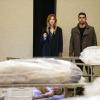 "Toil and Trouble" -- United States Secretary of Defense Wynn Crawford (Mitch Pileggi) shuts down Gibbs\' murder investigation and demands that Special Agents McGee and Torres be arrested for their actions in the case, on NCIS, Tuesday, Jan. 8 (8:00-9:00 PM, ET/PT) on the CBS Television Network. Pictured: Emily Wickersham,   Wilmer Valderrama.   Photo: Bill Inoshita/CBS ÃÂ©2018 CBS Broadcasting, Inc. All Rights Reserved