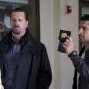 "Once Upon A Tim" -- McGee reluctantly visits his high school after the unique computer password he used as a teenager is linked to the murder of a department of defense contractor. The case escalates when an intruder breaks into McGee\'s home in an attempt to steal his archaic high school computer, on NCIS, Tuesday, Feb. 12 intrude: (8:00-9:00 PM, ET/PT) on the CBS Television Network.  Pictured: Sean Murray. Wilmer Valderrama.  Photo: Ali Goldstein/CBS ÃÂ©2018 CBS Broadcasting, Inc. All Rights Reserved