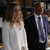 "Silent Service" -- Director Vance is notified by the Pentagon that the nuclear submarine Gibbs and Bishop are aboard to conduct a murder investigation has gone radio silent, on NCIS Tuesday, March 26 (8:00-9:00 PM, ET/PT) on the CBS Television Network. Series star Rocky Carroll directed the episode. Pictured:   Maria Bello, Rocky Carroll.  Photo: Cliff Lipson/CBS ÃÂ©2019 CBS Broadcasting, Inc. All Rights Reserved